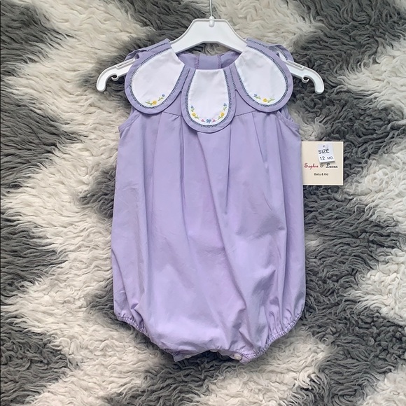 Sophie & Lucas Other - NWT Sleeveless Petal Collar Bubble - Lilac